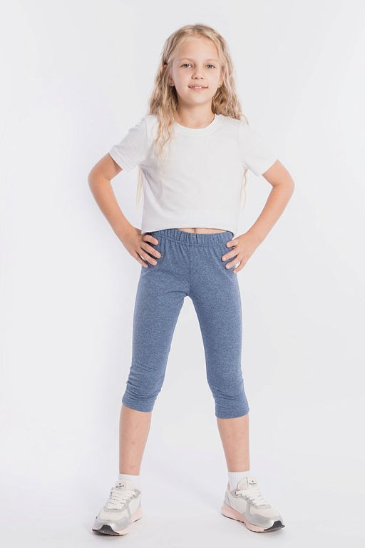 Велосипедки с лайкрой М21418Лб Белый - Елена фото 7