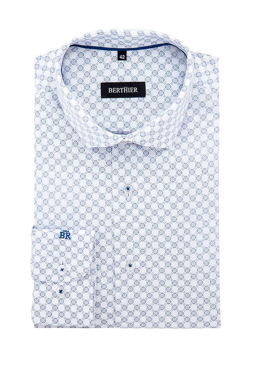 Сорочка мужская длинный рукав BERTHIER STAMPA185310/ Fit-R(0-1)  фото 9