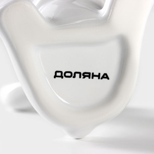 Подставка под зубочистки Доляна «Зайка», 5.5×5×9 см, белая