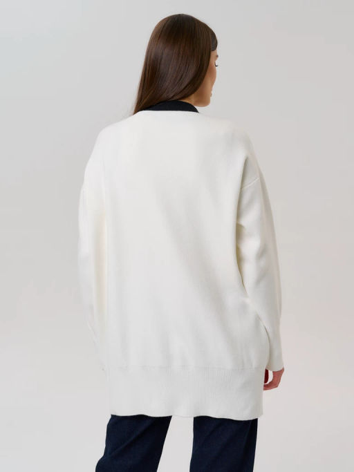 Кардиган женский 12421-54010 white/black