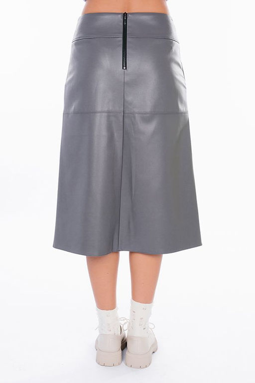 NOBBY, Юбка Ю303-500/8 (серый) (эко-кожа)  фото 5