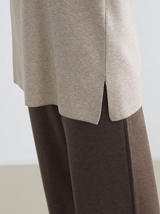 Dik Yaka Kad?n Triko Kazak