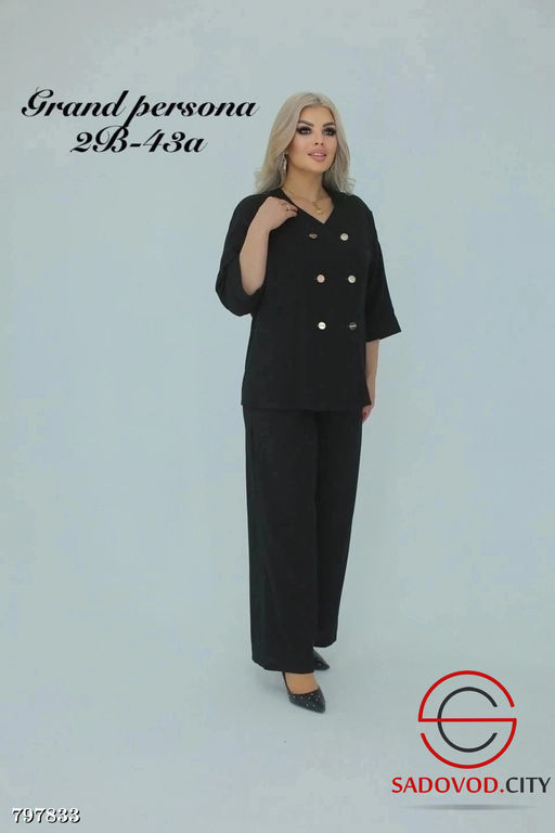 костюм женский из французского льна - Bruno фото 2