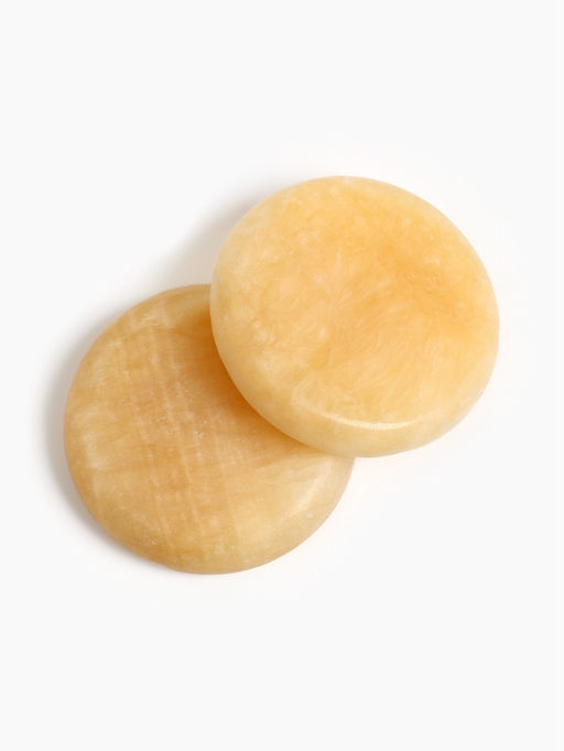 Камни для СПА 8×8 желтоватый мрамор, 8 шт.