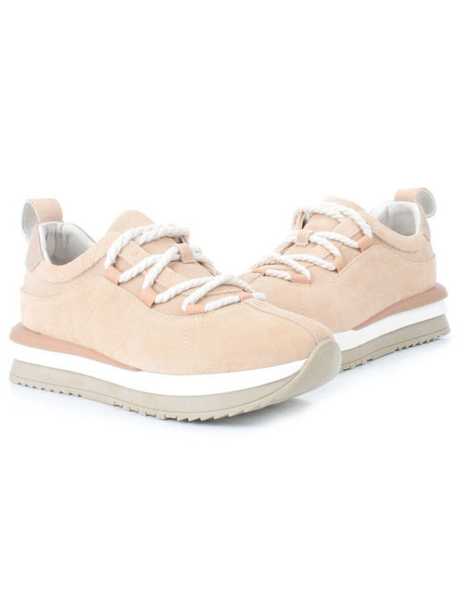 03-5950-6 BEIGE Полуботинки женские (натуральная замша)