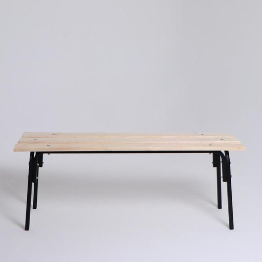 Лавка для сада и дачи «Хит», 118×33×45 см, дерево, металл
