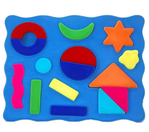 Rubbabu. 20077 Сортер "Геометрические фигуры" из каучука