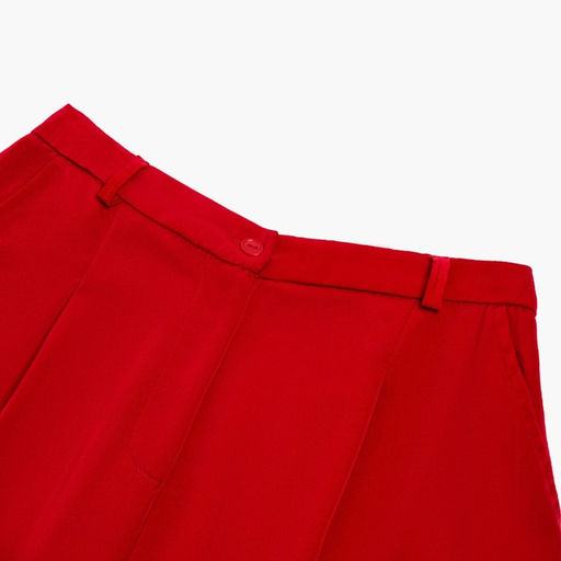 Костюм женский (рубашка, брюки) MINAKU: Silk pleasure, размер 46, красный
