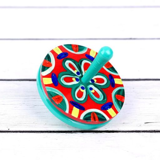 Волчок двойной большой «Расписной», МИКС