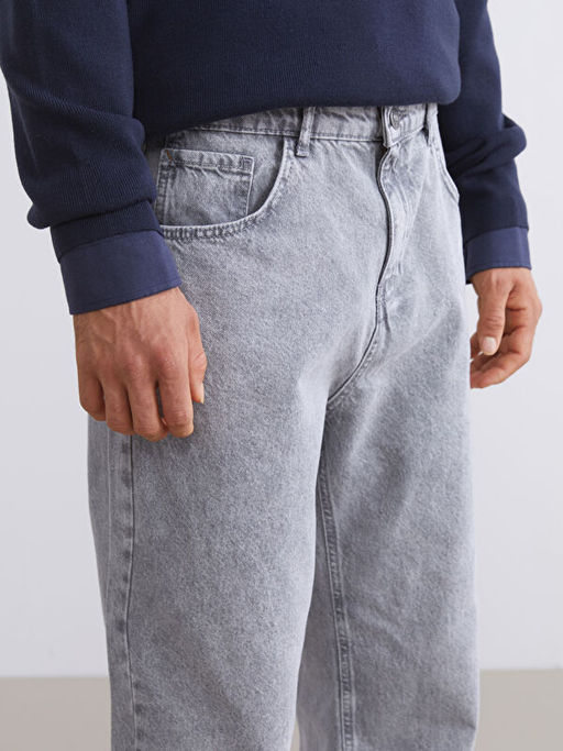 Baggy Fit Erkek Jean Pantolon