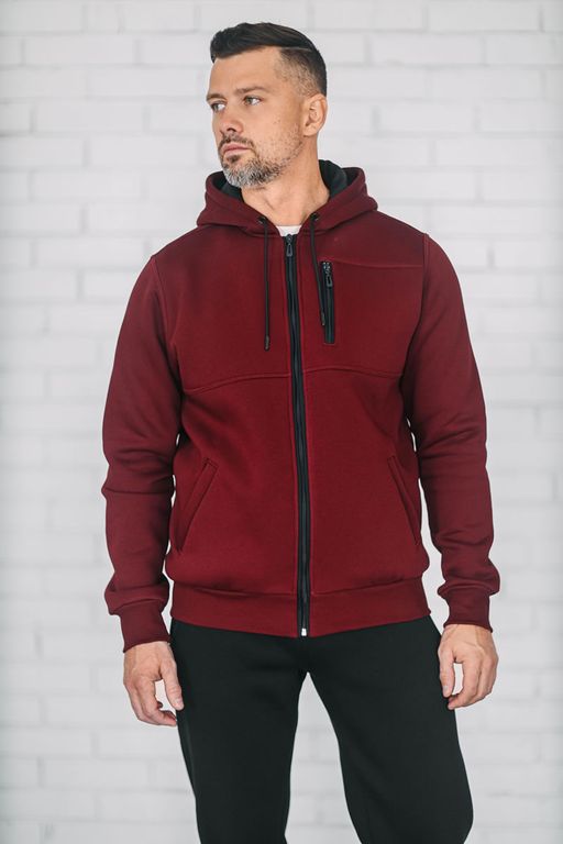 С НАЧЕСОМ утепленная Толстовка Футер 3-х нитка