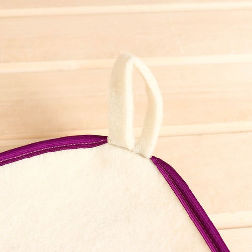 Коврик для бани светлый, с цветной окантовкой МИКС - Добропаровъ фото 4