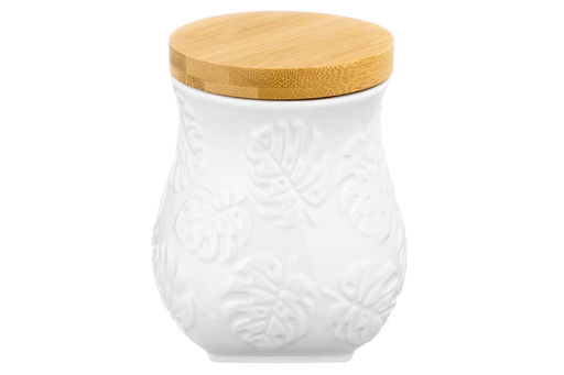 Банка д/хранения 700 мл 10,5*10,5*13 см Тропики+ дерев. крышка с силик. упл. - Elan gallery фото 10