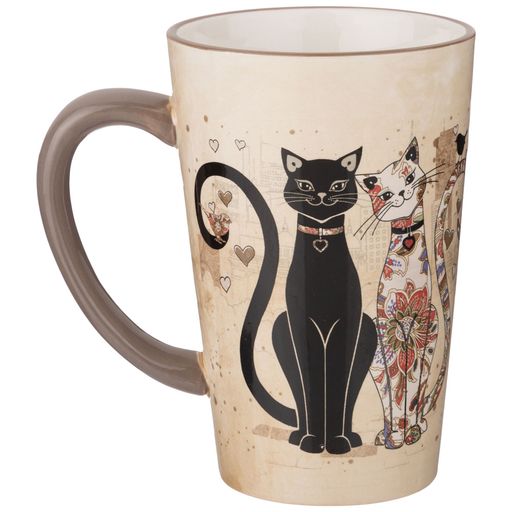 КРУЖКА AGNESS ПАРИЖСКИЕ КОТЫ 13,5*9,5*14,5 СМ 530 МЛ  фото 3