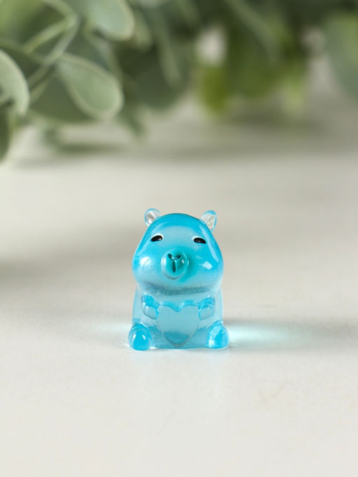 Цена за 2 шт. Набор фигурок флуоресцентные «Капибары», 6 шт., полистоун, 1.7×2 см