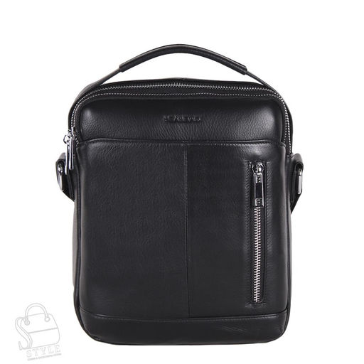 Сумка мужская кожаная 811-2BSH black Heanbag
