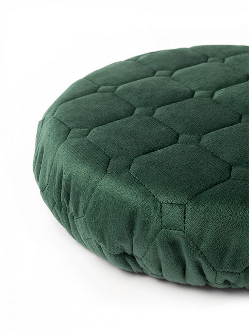 Чехол на табурет D33 зелёный вельвет