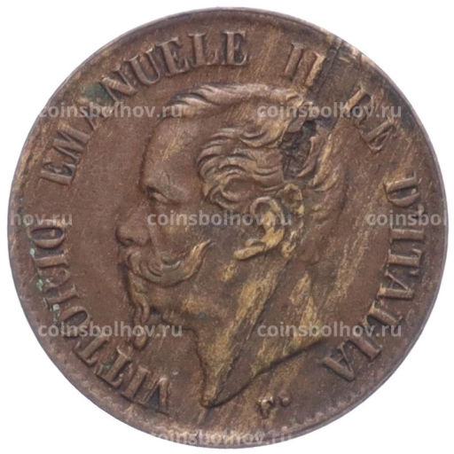 Монета 1 чентезимо 1867 года М Италия