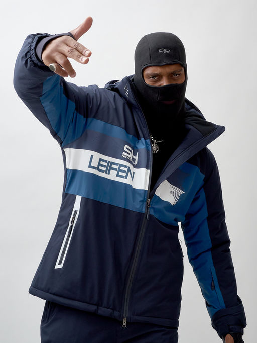 Горнолыжный костюм мужской зимний темно-синего цвета 370TS - Leifensh фото 16