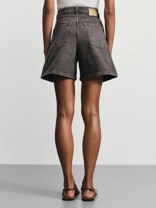 Джинсовые шорты А-силуэта / Zarina  фото 5