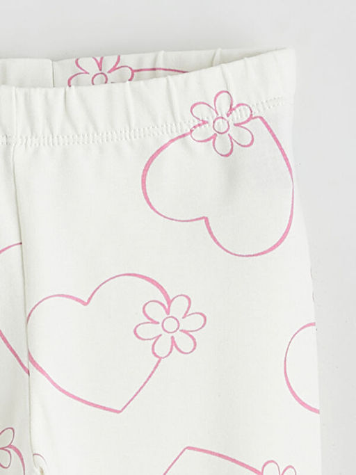 Kalp Bask?l? K?z ?ocuk Ti??rt ve Tayt