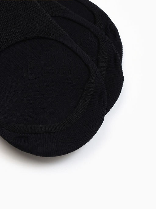 Следки спортивные с компрессией Resport, 3 пары, размер 35-38, чёрные