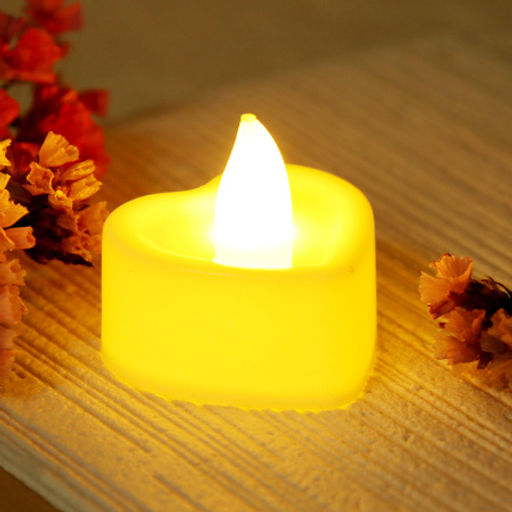 Свеча светодиодная сердце / VFR-43 /уп 24/960/белая - Галеонтрейд фото 3