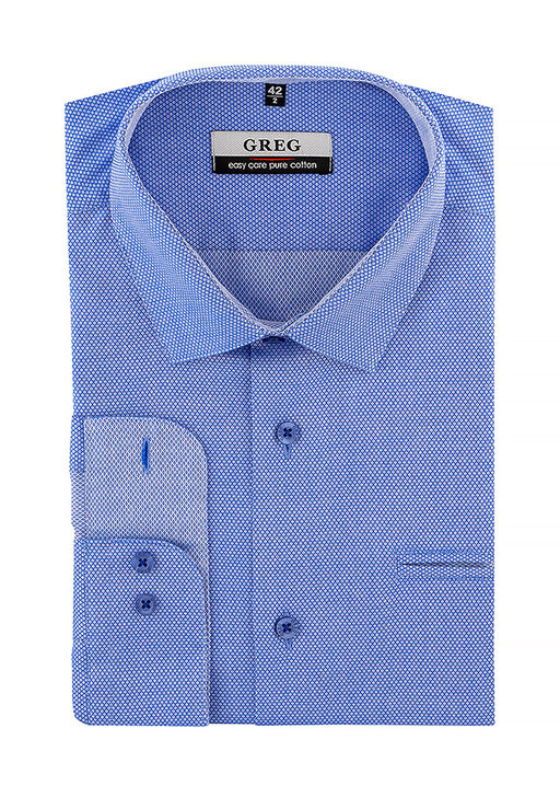 Сорочка мужская длинный рукав GREG 223/131/2957/Z/1  фото 3