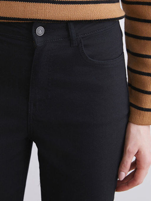 Slim Mom Kad?n Jean Pantolon