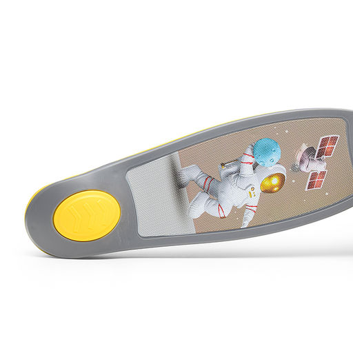 Самокат 3-х кол., желтый, PU, в коробке