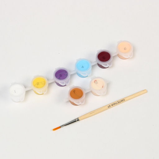 Картина по номерам для детей «Совушка на ветке», 21×15 см