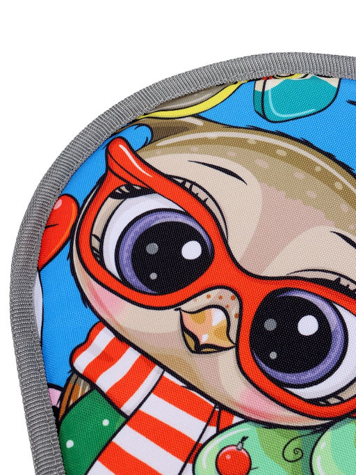 Ледянка мягкая треугольная Sova, голубой, рисунок МИКС