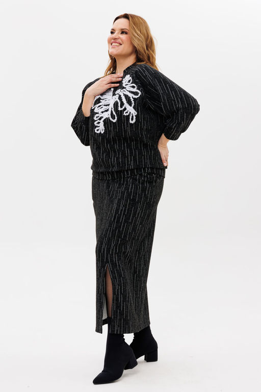 Костюм Michel Chic 1394 терракот, черный  фото 293