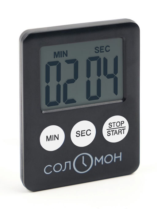 Таймер кухонный «Соломон» на магните, электронный, с настольной подставкой, 5.3×7 см