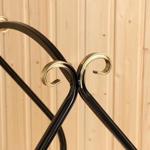 Дровница «Корзинка», 54×41×46 см, металл, чёрная