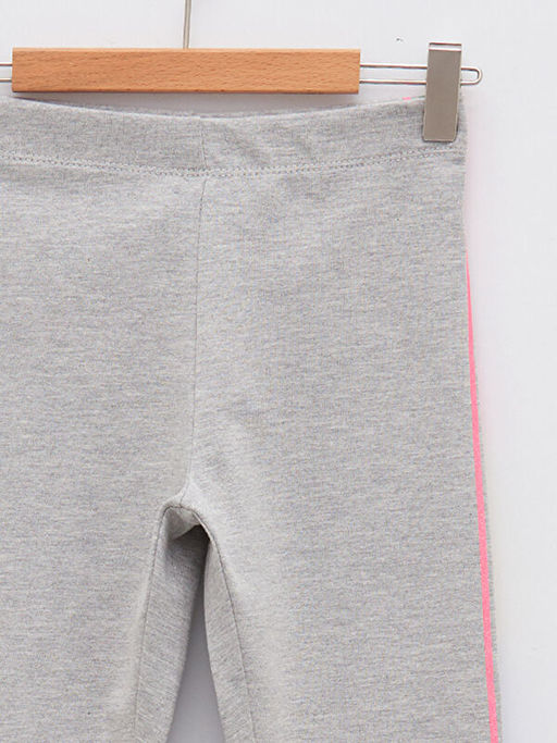 Beli Lastikli Renk Bloklu K?z ?ocuk Uzun Tayt - Waikiki фото 3