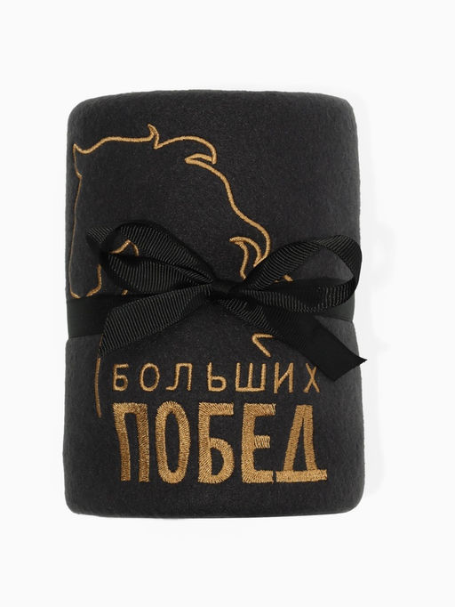 Подарочный набор новогодний Больших побед, плед, перчатки и аксессуары