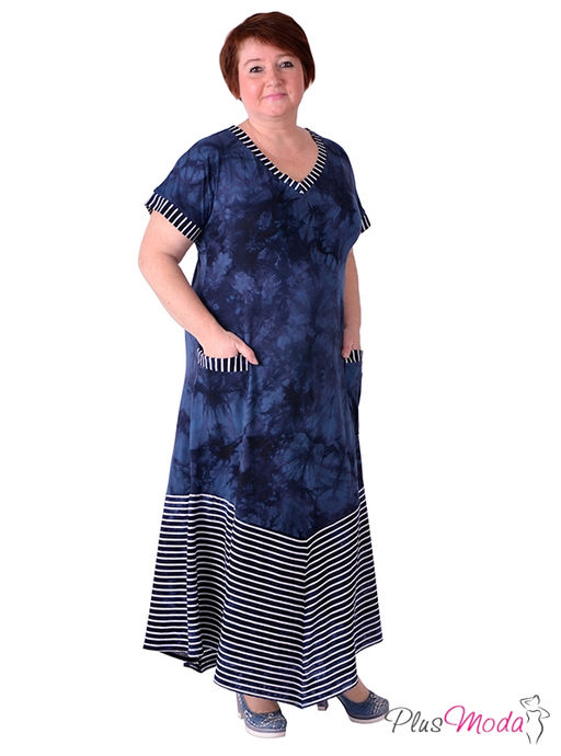 Платье Модель №450 размеры 44-80 - Plusmoda фото 2