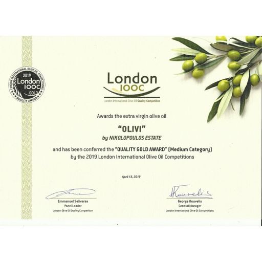 Оливковое масло фермерское Olivi, ст.бут., Греция, 500мл  фото 2