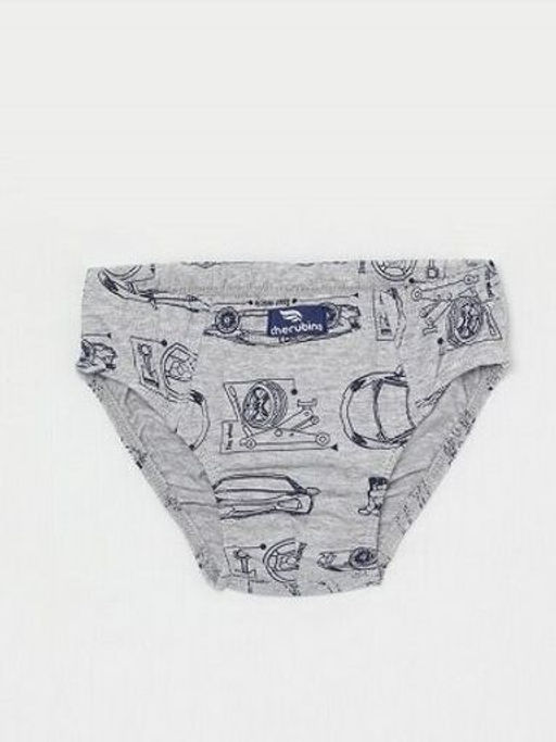 CRB wear/CWKB 10066-11 Трусы для мальчика, светло-серый меланж/Ex.Cherubino  фото 2