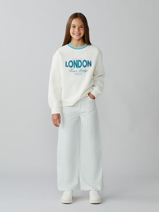 Wideleg K?z ?ocuk Pantolon