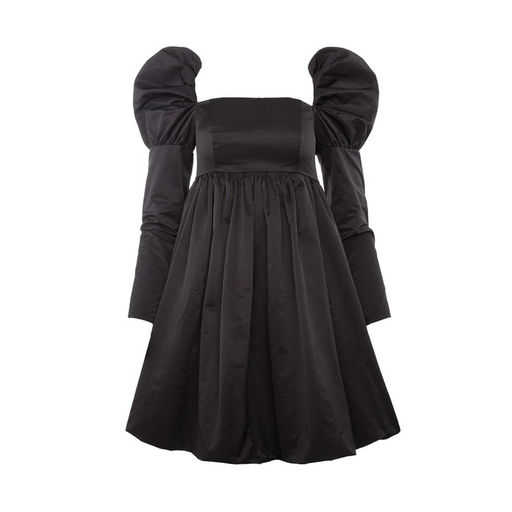 Платье женское короткое MINAKU: PartyDress, чёрное, размер 42-44