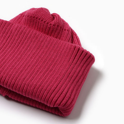 Шапка для девочки, цвет фуксия, размер 52-56 (5-7 лет)