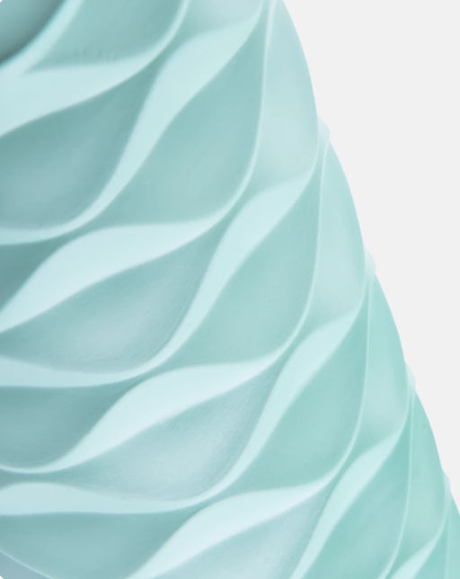 Ролик массажный STARFIT FA-507 EVA/PP, средняя жесткость, 32,5x12,5 cм, мятный/серый фото 5