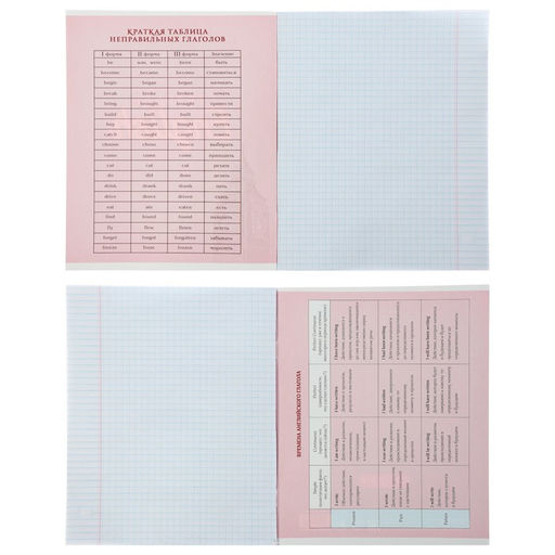 Набор предметных тетрадей Calligrata «Неон», 10 предметов, 48 листов, со справочным материалом, обложка из мелованного картона, УФ-лак, блок офсет