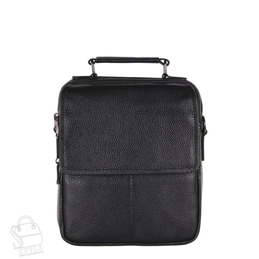 Сумка мужская кожаная 8208-5QH black Heanbag в Новосибирске