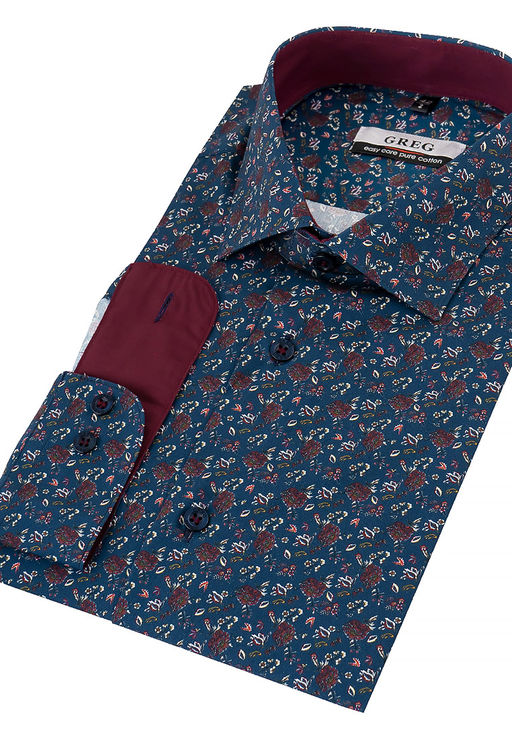 Сорочка мужская длинный рукав GREG 263/131/3/Z/1_GB  фото 3