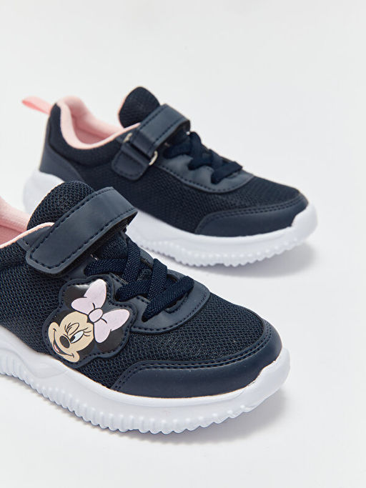Minnie Mouse Bask?l? K?z Bebek Spor Ayakkab? - Waikiki фото 3