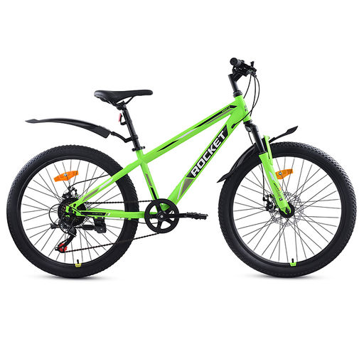 Велосипед 24" Rocket Aries 1.0 , цвет зеленый, размер 13"