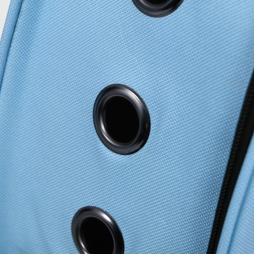 Рюкзак для переноски животных с окном для обзора, голубой - Пижон фото 7